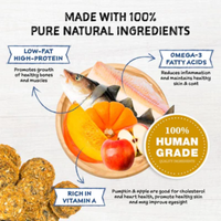 Singapaw Wild Atlantic Cod Fish With Pumpkin Grain-Free Air-Dried Dog Treats