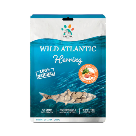 Singapaw Wild Atlantic Herring With Carrot & Apple Grain-Free Air-Dried Dog Treats