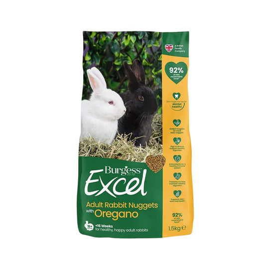 Burgess Excel Nuggets With Oregano For Adult Rabbits