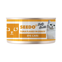 Seedo Daily Health Light Tuna Flakes in Gravy Eye Care Wet Cat canned food