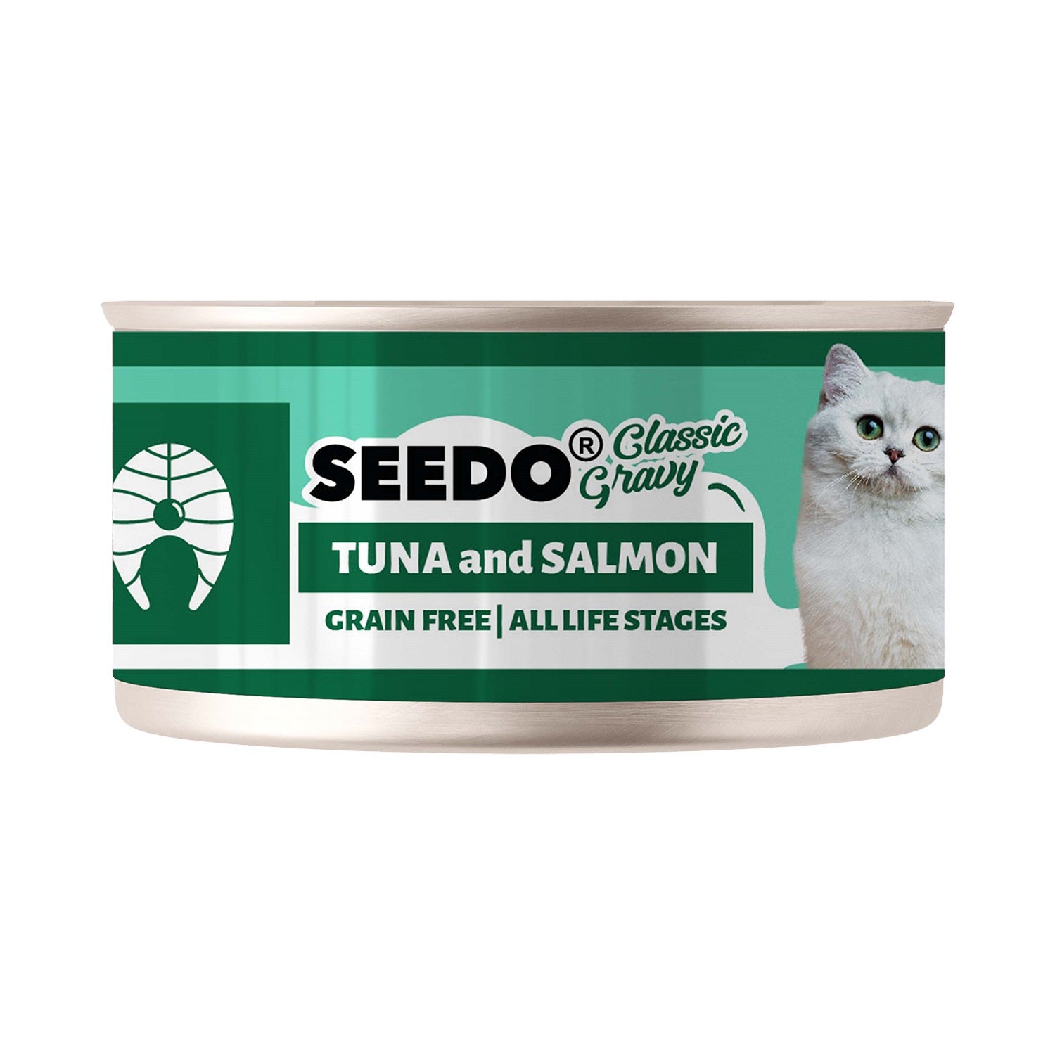 Seedo Classic Gravy Tuna & Salmon in Gravy Wet Cat canned food – Pets ...