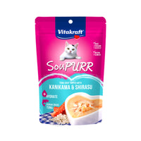 Vitakraft Cat Soupurr Tuna Soup with Kanikama & Shirasu Pouch Cat Food