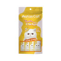 Aatas Cat Crème Purée Tuna with Chicken Liquid Cat Treats