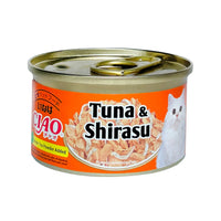 Ciao White Meat Tuna & Shirasu In Jelly Canned Cat Food 75g