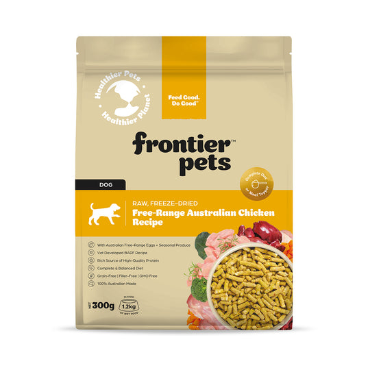 Frontier Free-Range Freeze-Dried Raw Chicken Adult Dog Food