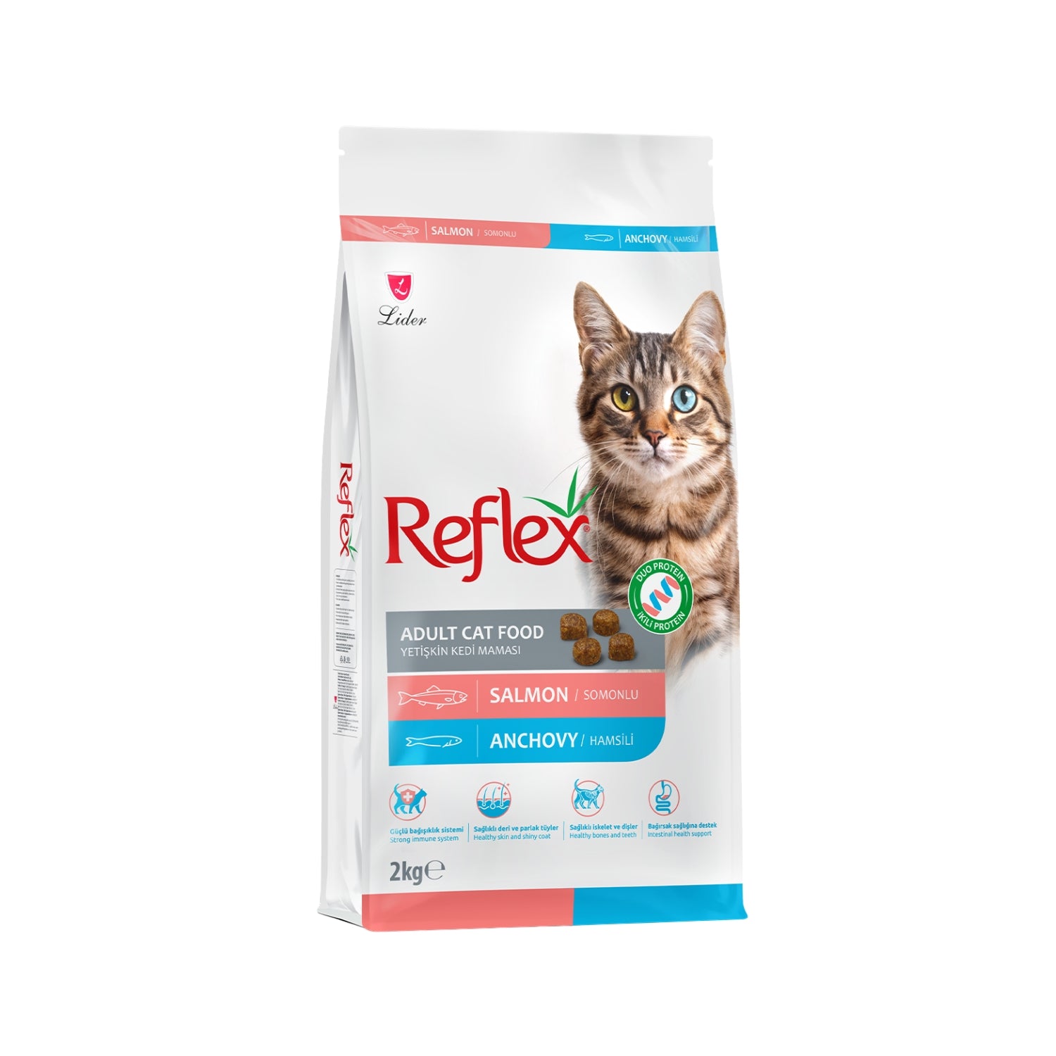 Reflex Adult Cat Salmon and Anchovy Dry Food