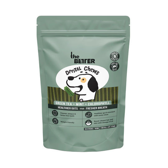The Better Dental Chews Green Tea + Mint + Chlorophyll