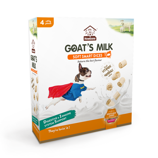 HOWBONE Dog Snacks Goat's Milk Smart Dices