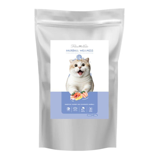 Feline Mate Hairball Wellness Cat Dry Food with Salmon