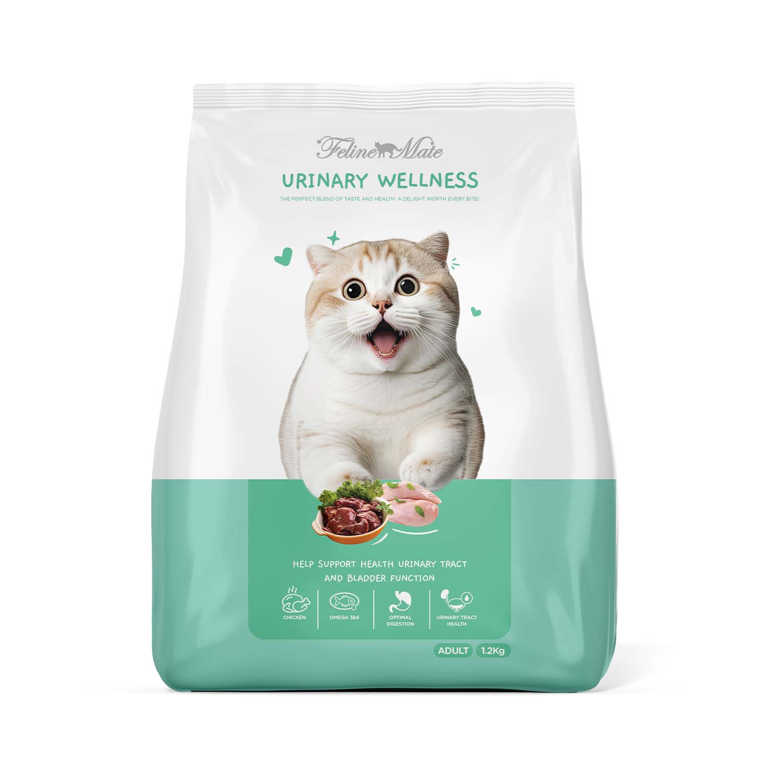 Feline Mate Urinary Wellness Cat Dry Food with Chicken