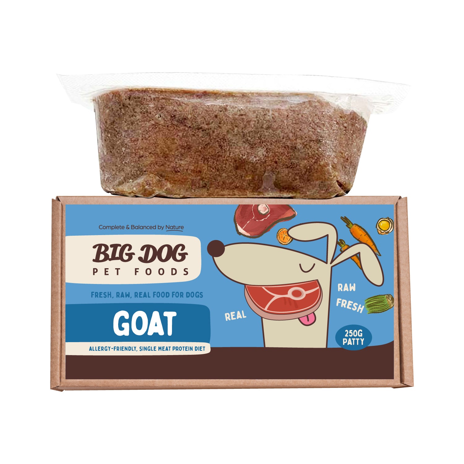 Big Dog Goat Barf Frozen Raw Dog Food