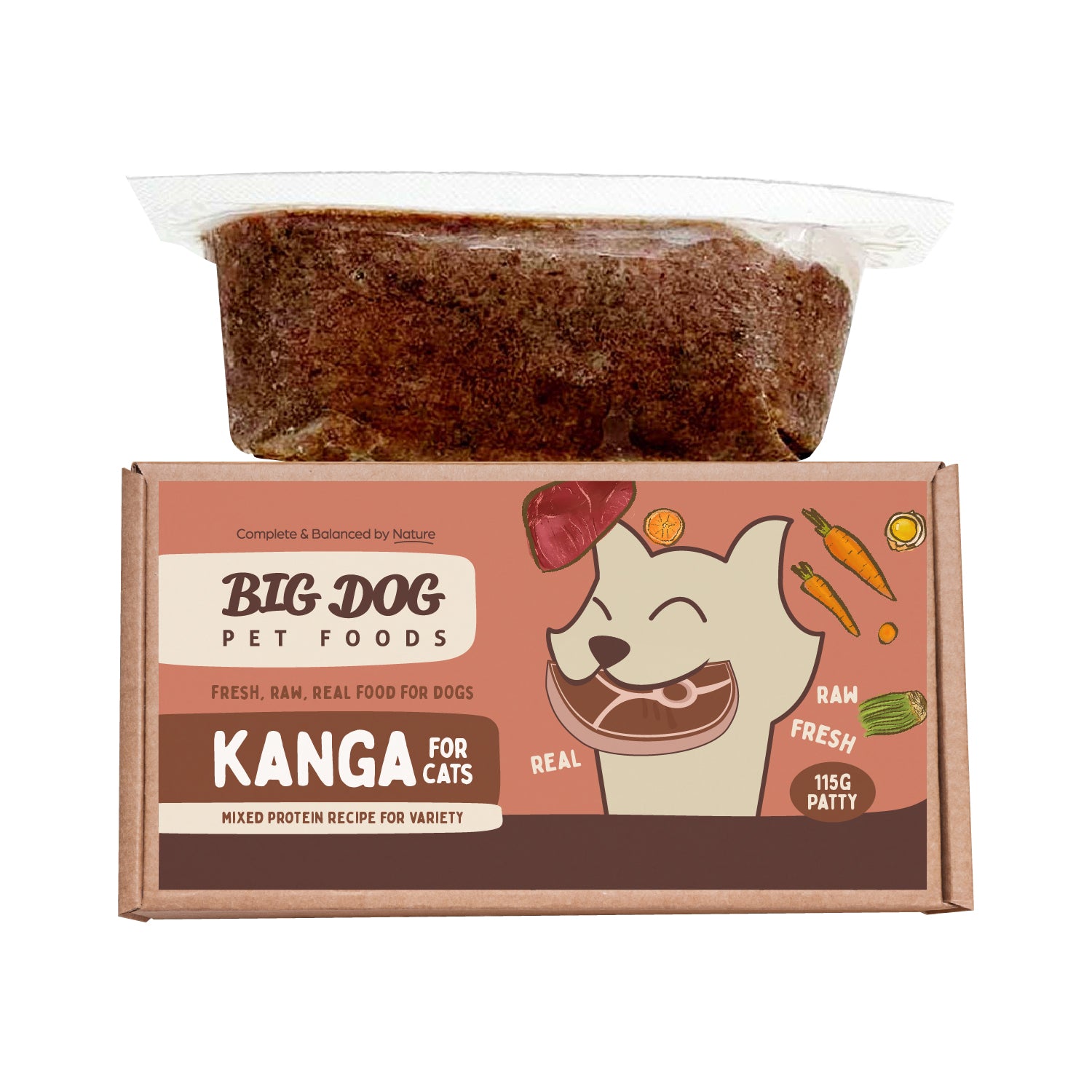 Big Dog Kangaroo Barf Frozen Raw Cat Food