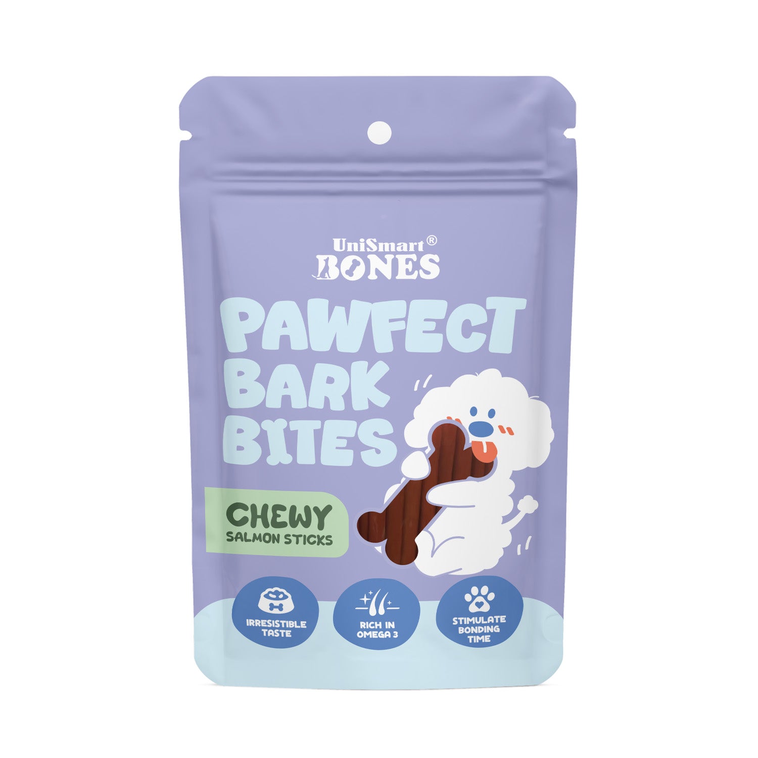 Unismart Bones Chewy Salmon Sticks