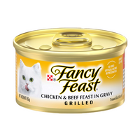 Fancy Feast Grilled Chicken & Beef Feast in Gravy Gourmet Cat Canned Food