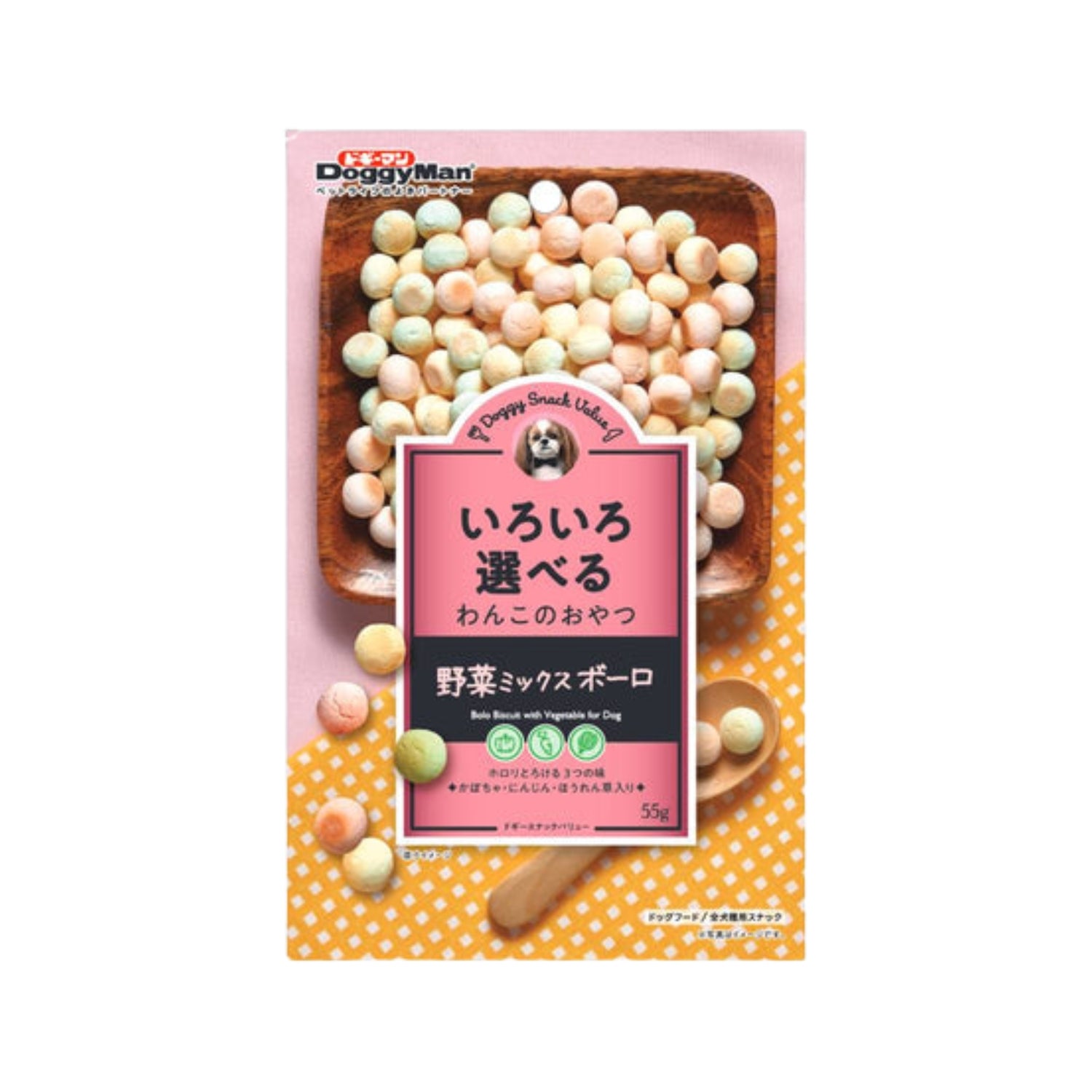 DoggyMan Doggy Snack Vegetable Bolo Dog Treats