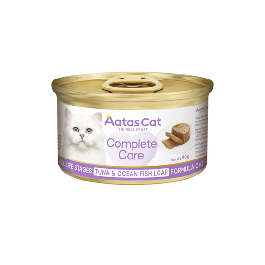 Aatas Cat Complete Care Tuna & Ocean Fish Loaf Canned Cat Food