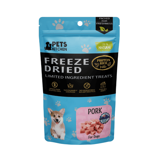 Pets Kitchen Freeze Dried Pork Treats For Dogs