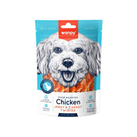 Wanpy Oven-Roasted Chicken Jerky & Carrot Sticks Dog Treats