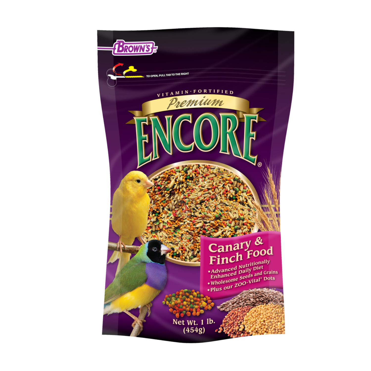 Brown's Encore Premium Canary & Finch Food