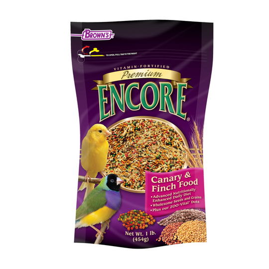 Brown's Encore Premium Canary & Finch Food