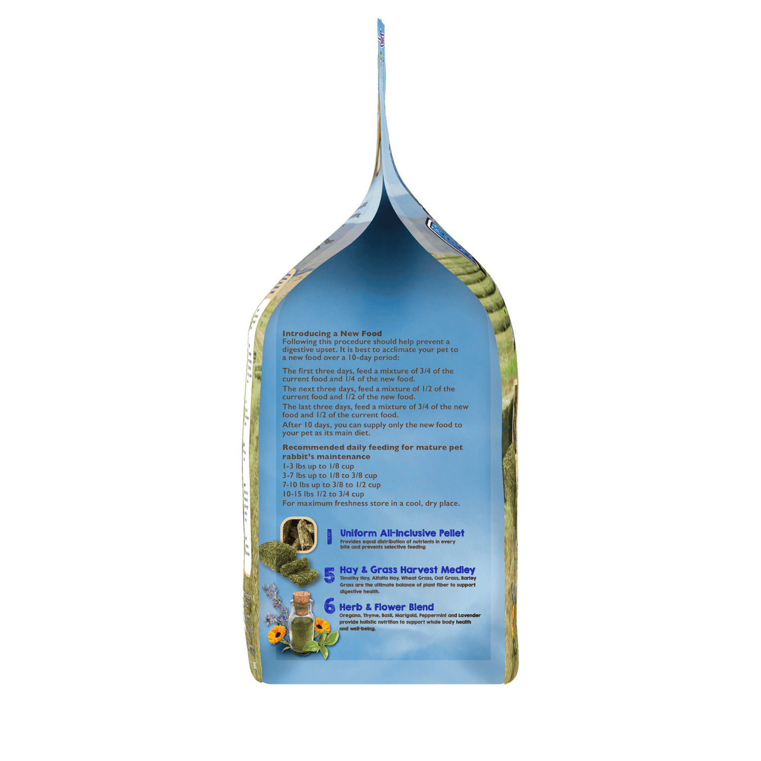 Tropical Carnival® Natural Behaviors Foraging Pellets Adult Pet Rabbit Daily Diet