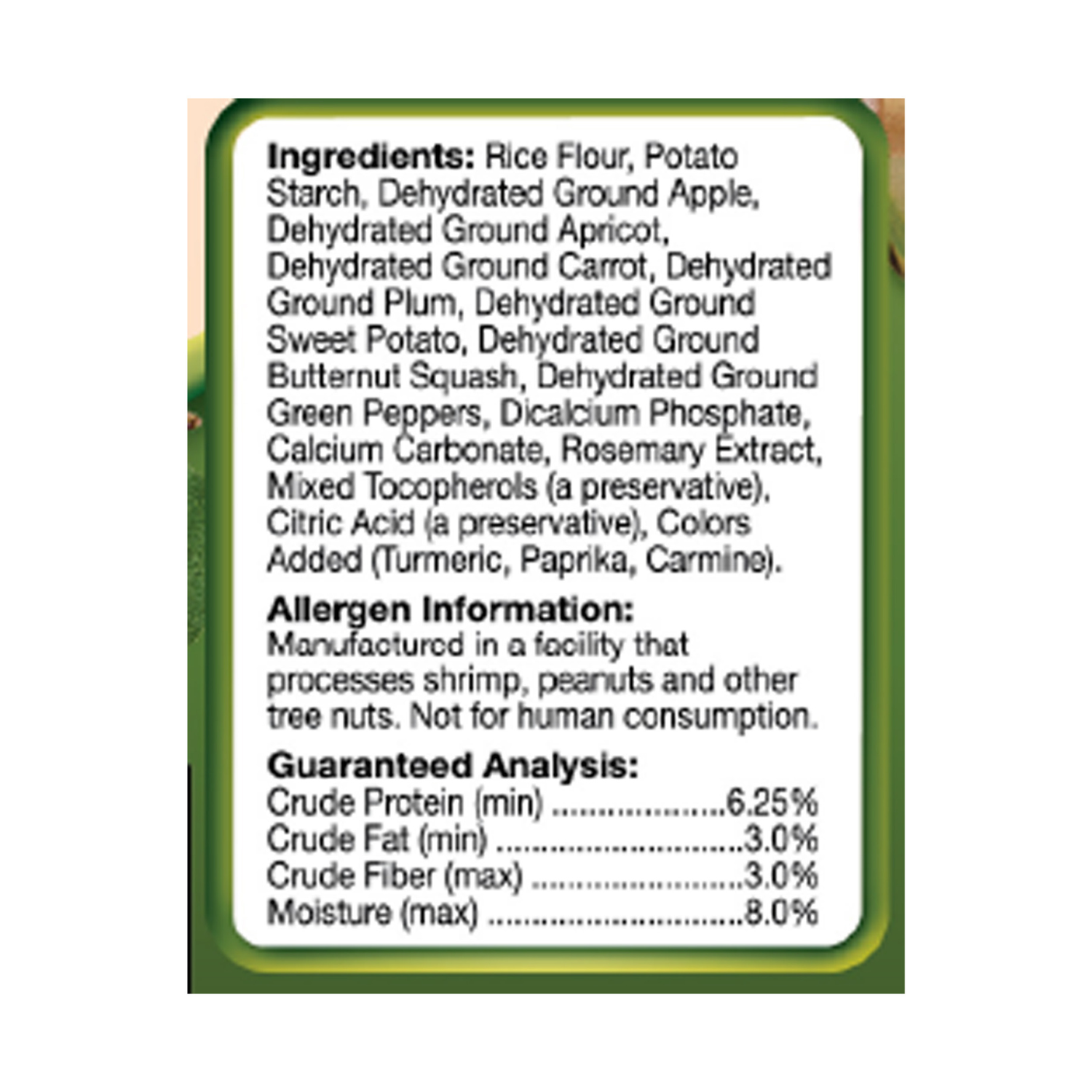 Tropical Carnival® Natural Tasty Crisps for Pet Birds