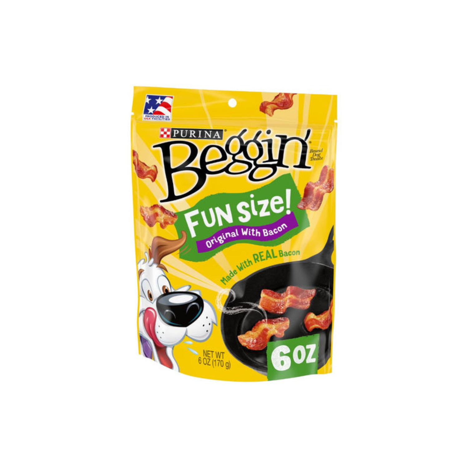 Beggin Dog Treat Fun Size Original With Bacon