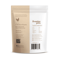 Frontier Free-Range Freeze-Dried Raw Chicken Heart Treat
