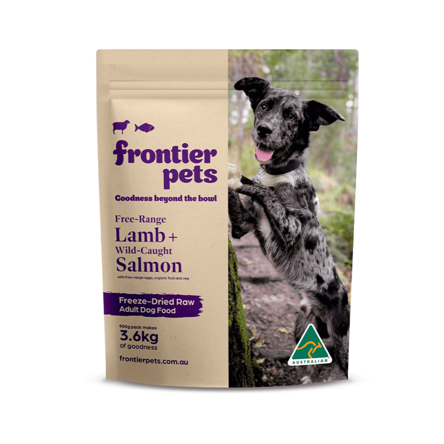 Frontier Free Range Freeze Dried Raw Lamb Wild Caught Salmon Adult D Pets Station