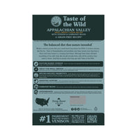Taste Of The Wild Appalachian Valley with Venison Small Breed Dog Dry Food
