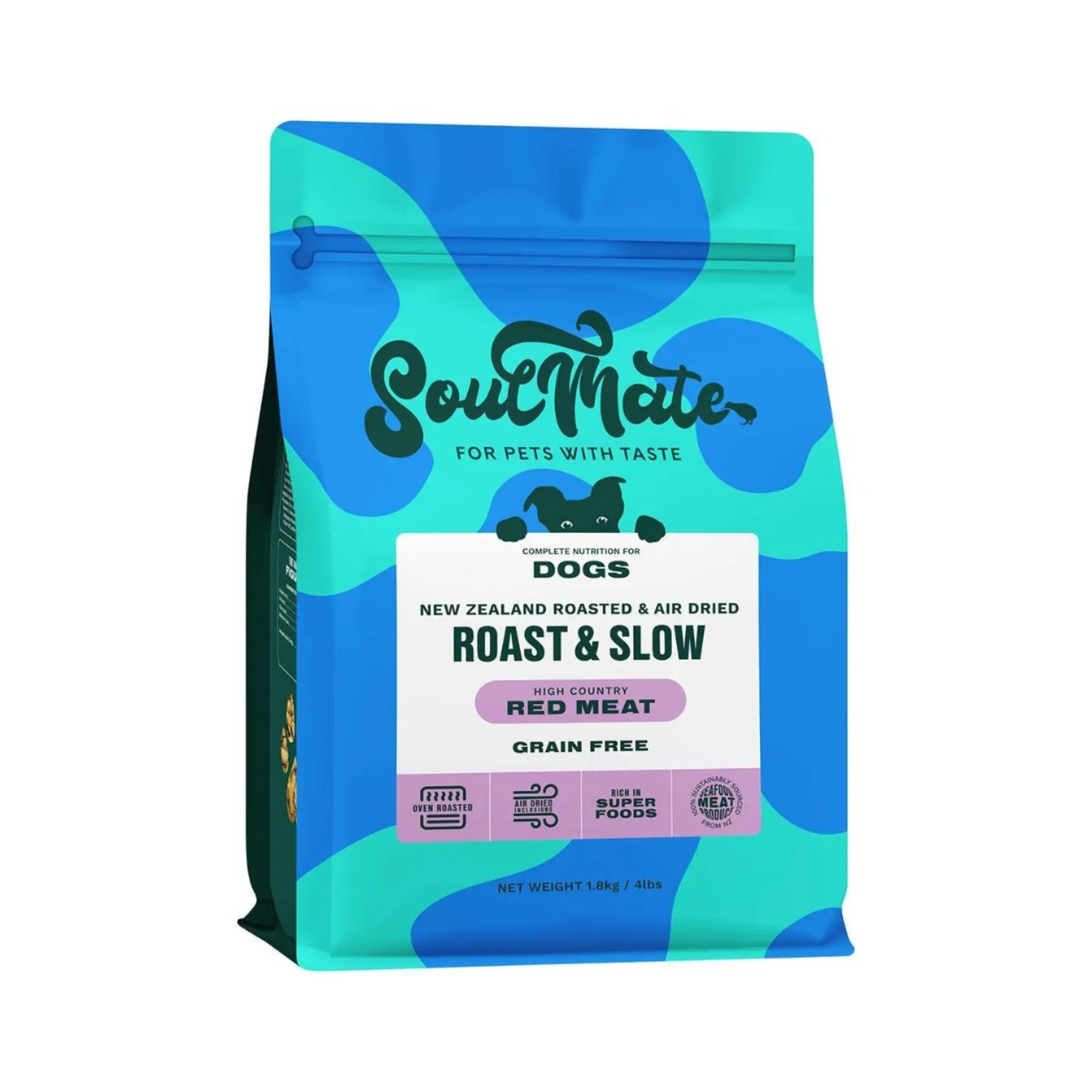 SoulMate Roast & Slow High Country Red Meat Baked and Air Dried Dog Food