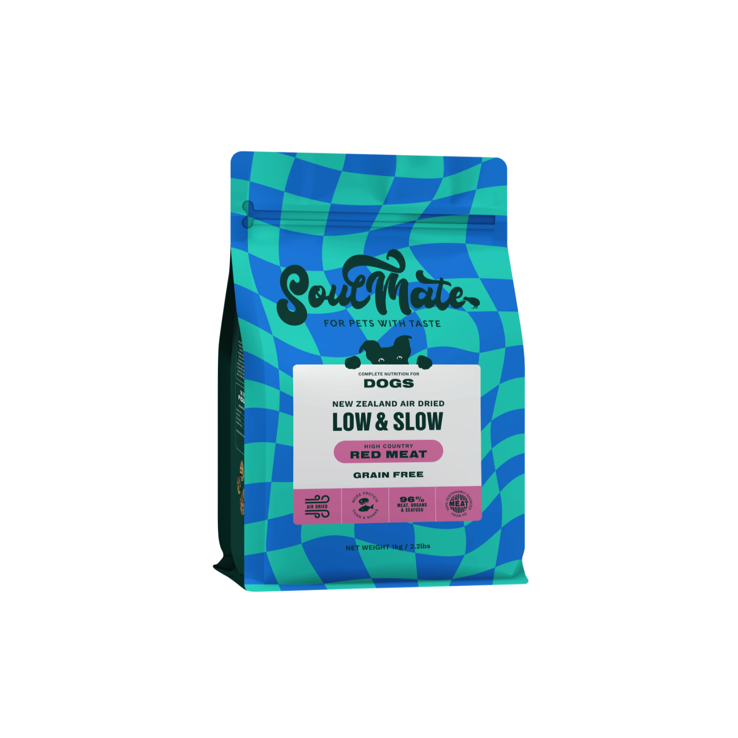 SoulMate Low & Slow High Country Red Meat Air Dried Dog Food