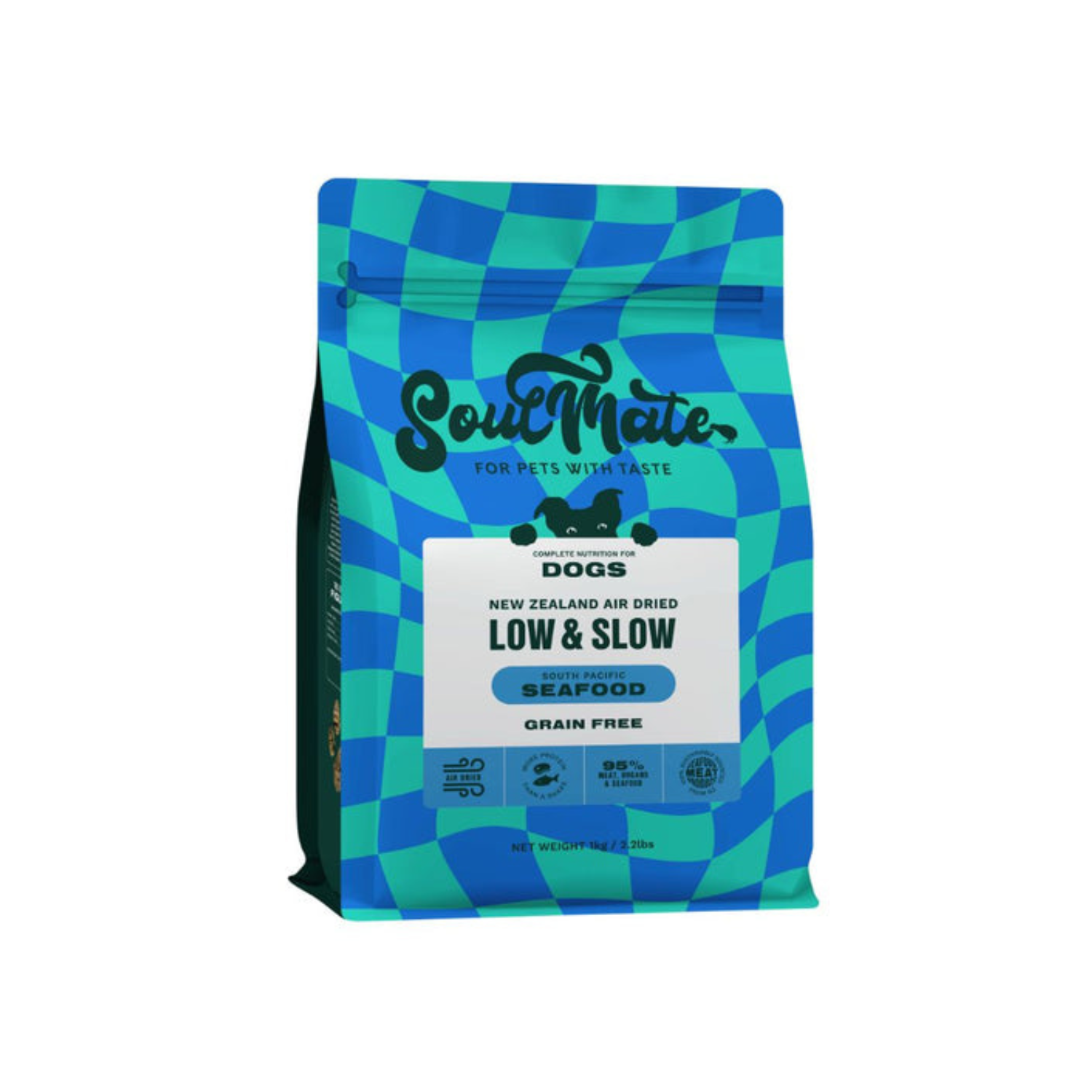 SoulMate Low & Slow South Pacific Seafood Air Dried Dog Food