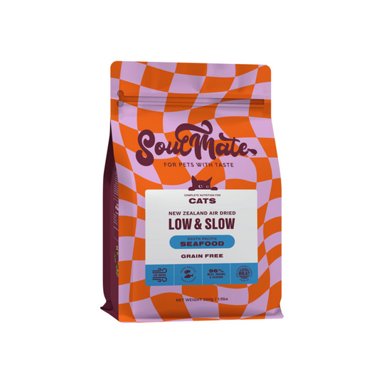 SoulMate Low & Slow South Pacific Seafood Air Dried Cat Food