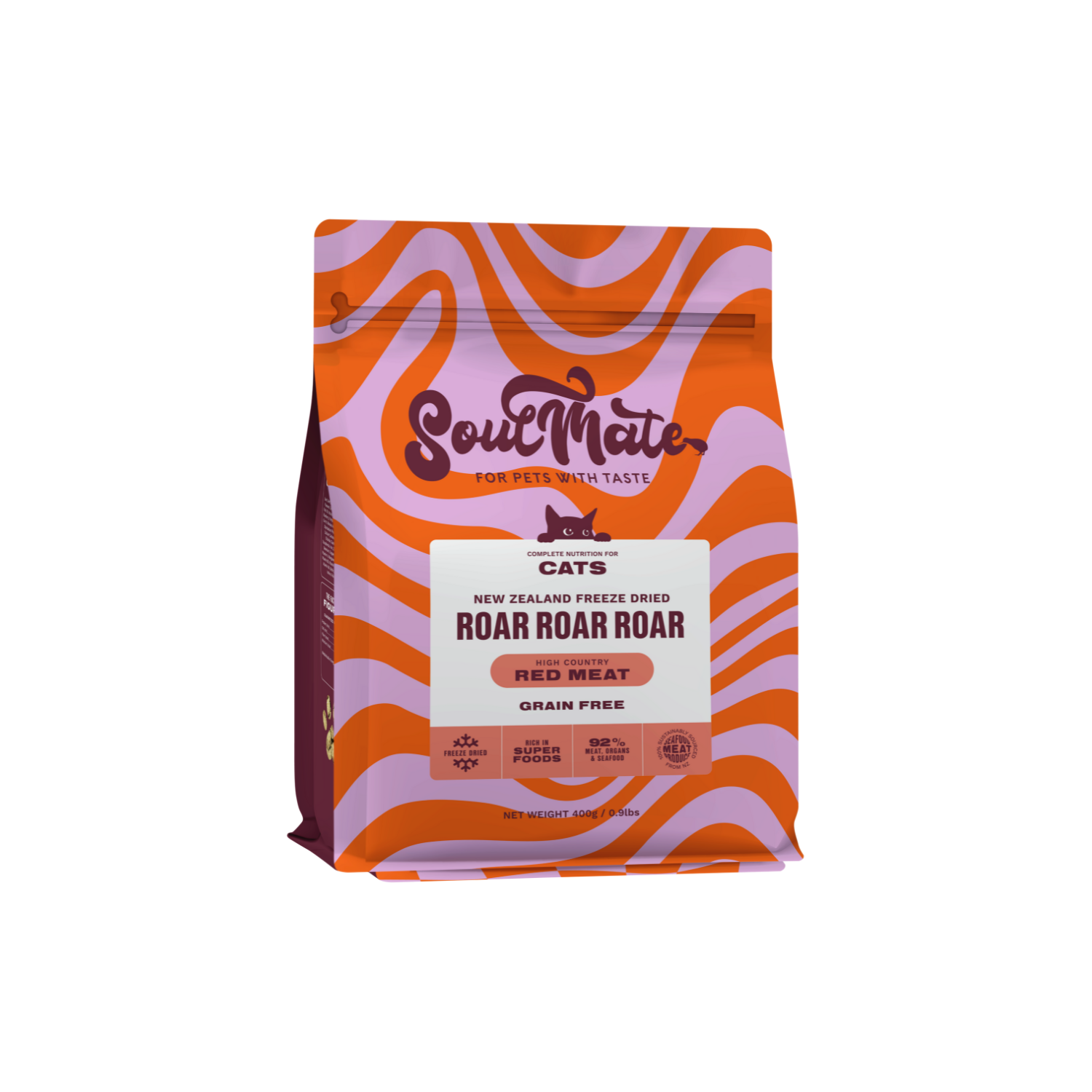 SoulMate Roar Roar Roar High Country Red Meat Freeze Dried Cat Food