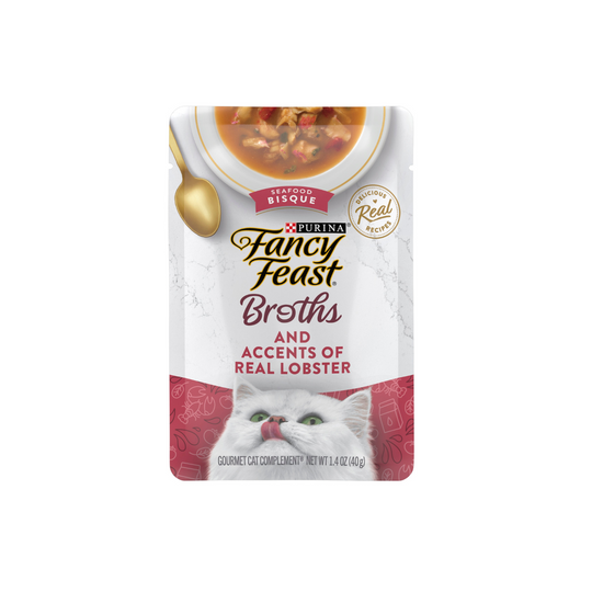 Fancy Feast Seafood Bisque with Lobster Pouch Cat Food