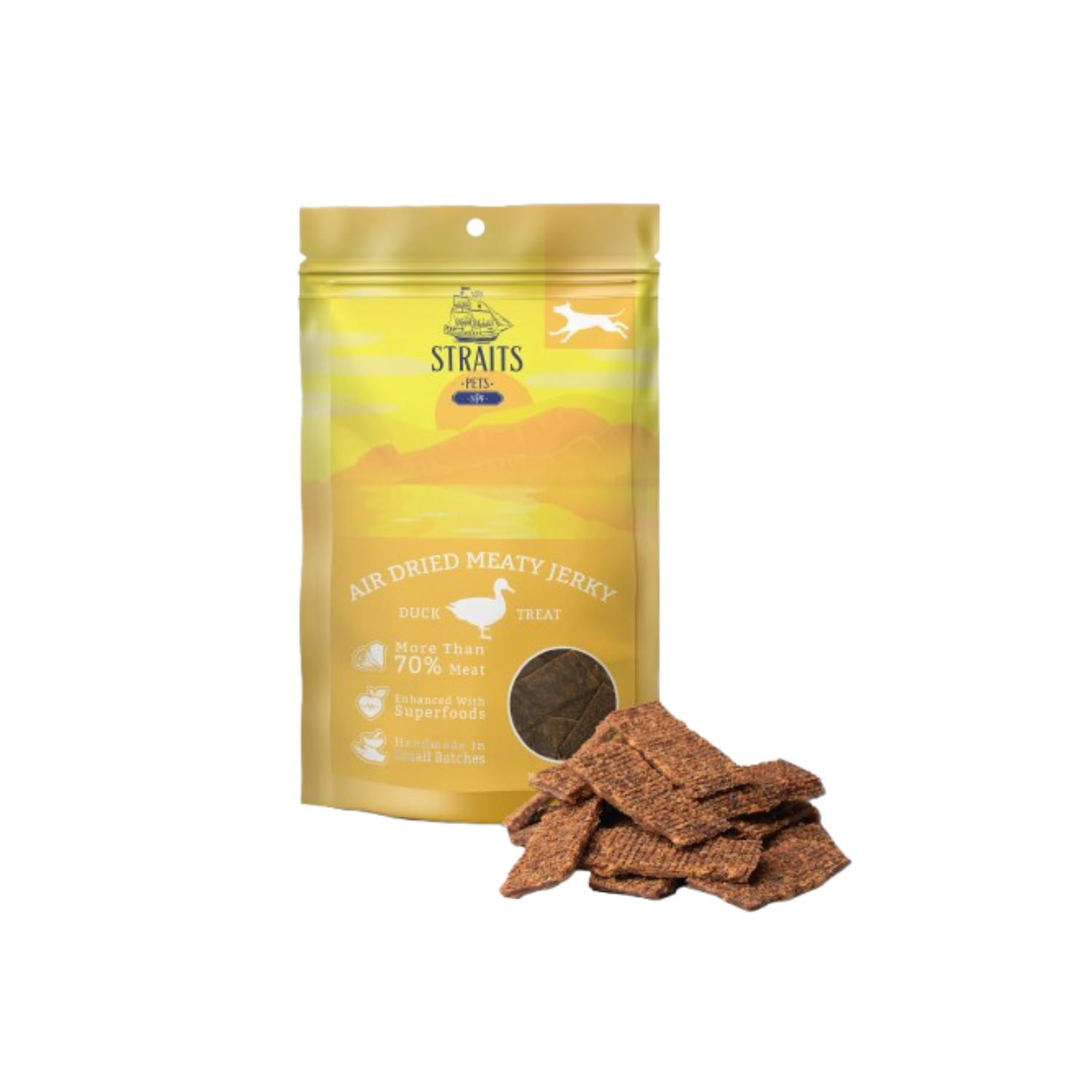 Straits Pets Air Dried Meaty Jerky Duck Dog Treat