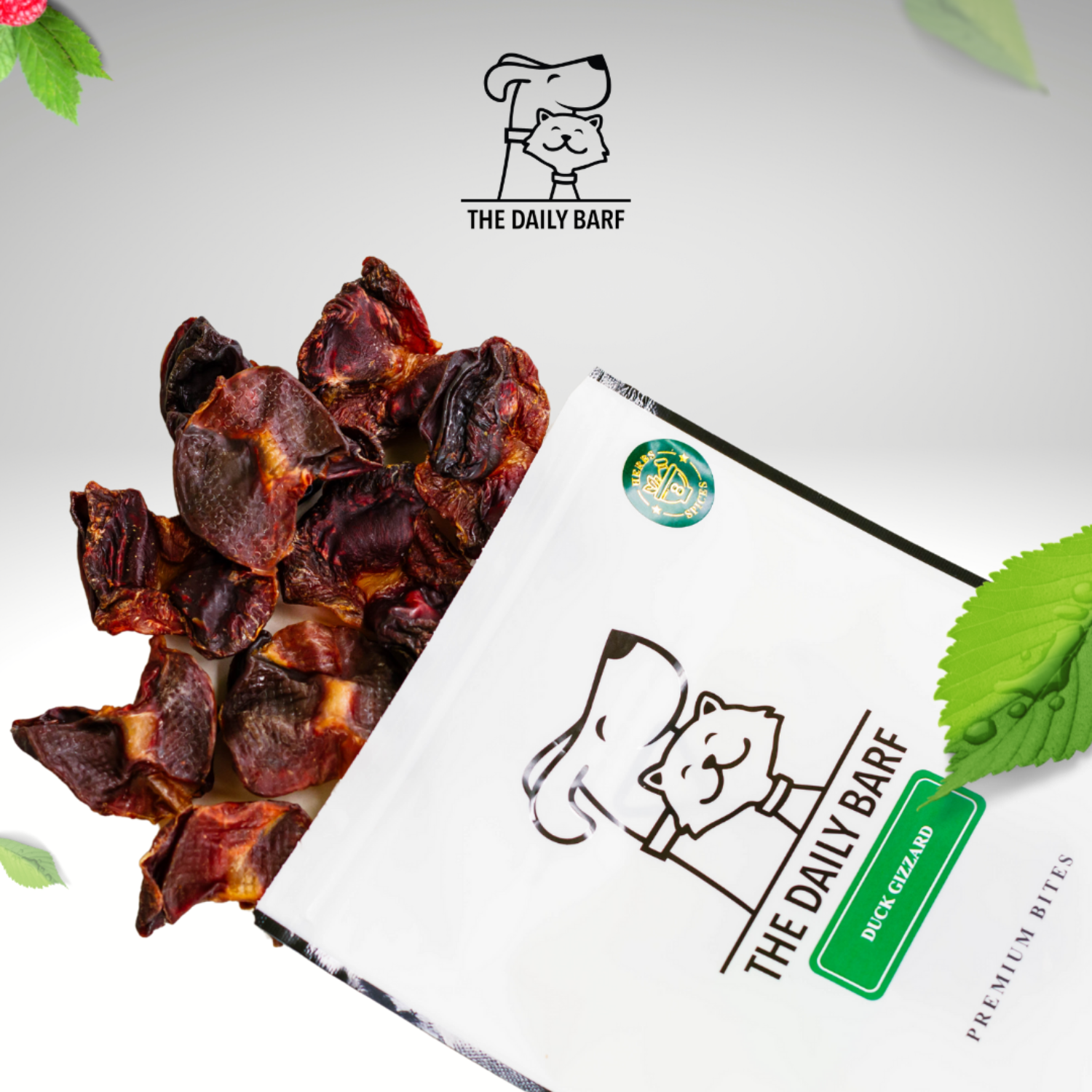 Daily Barf Duck Gizzard Dehydrated Treat