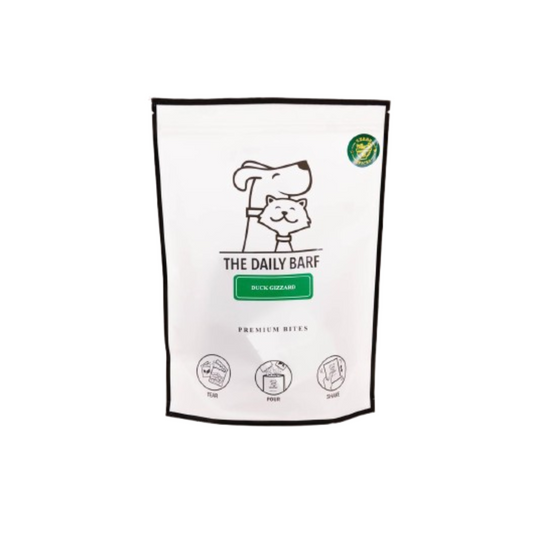 Daily Barf Duck Gizzard Dehydrated Treat