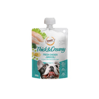 Gnawlers Thick & Creamy Dog Treat Chicken & Broccoli Flavour