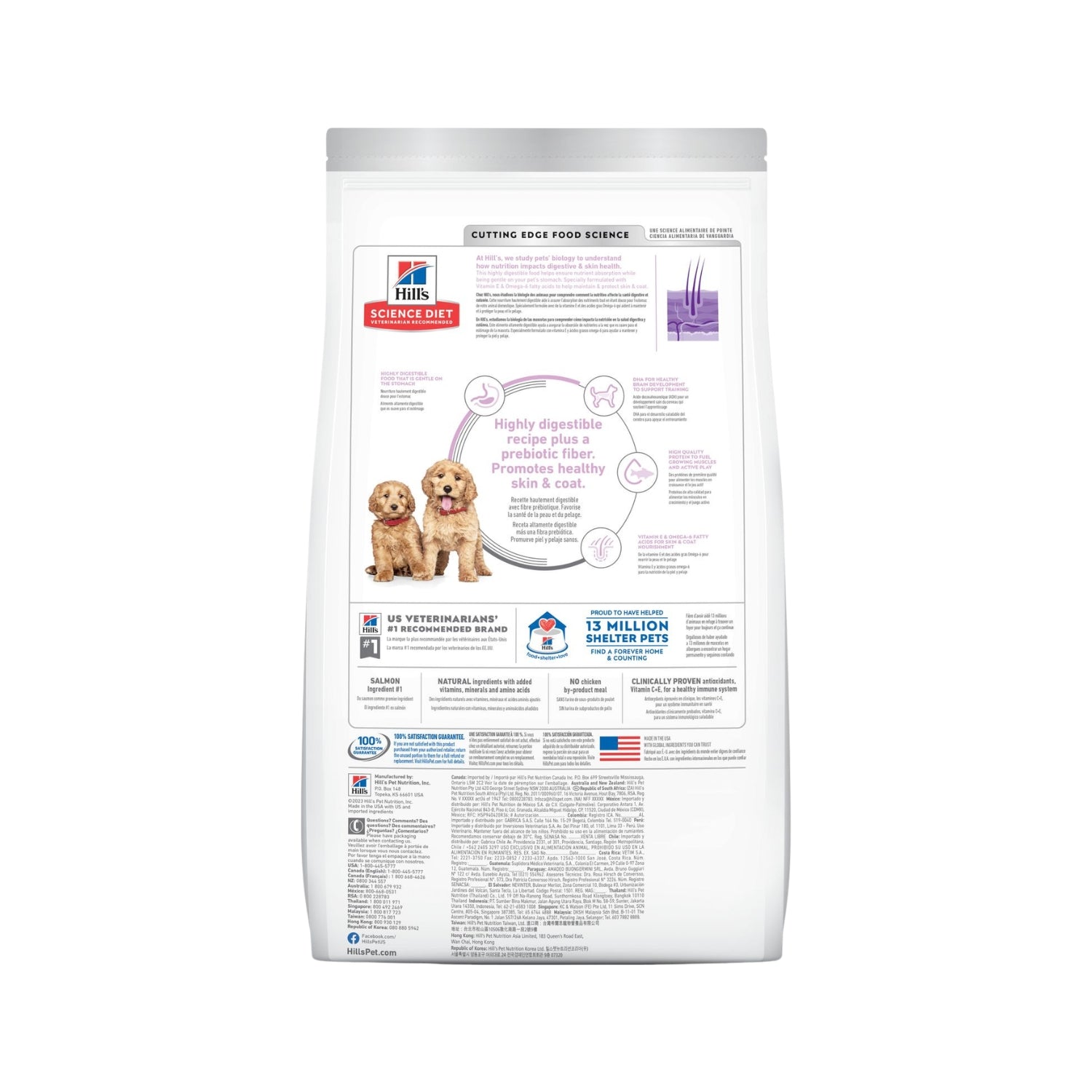 Science Diet Puppy Sensitive Stomach & Skin Salmon & Brown Rice Recipe Dry Dog Food