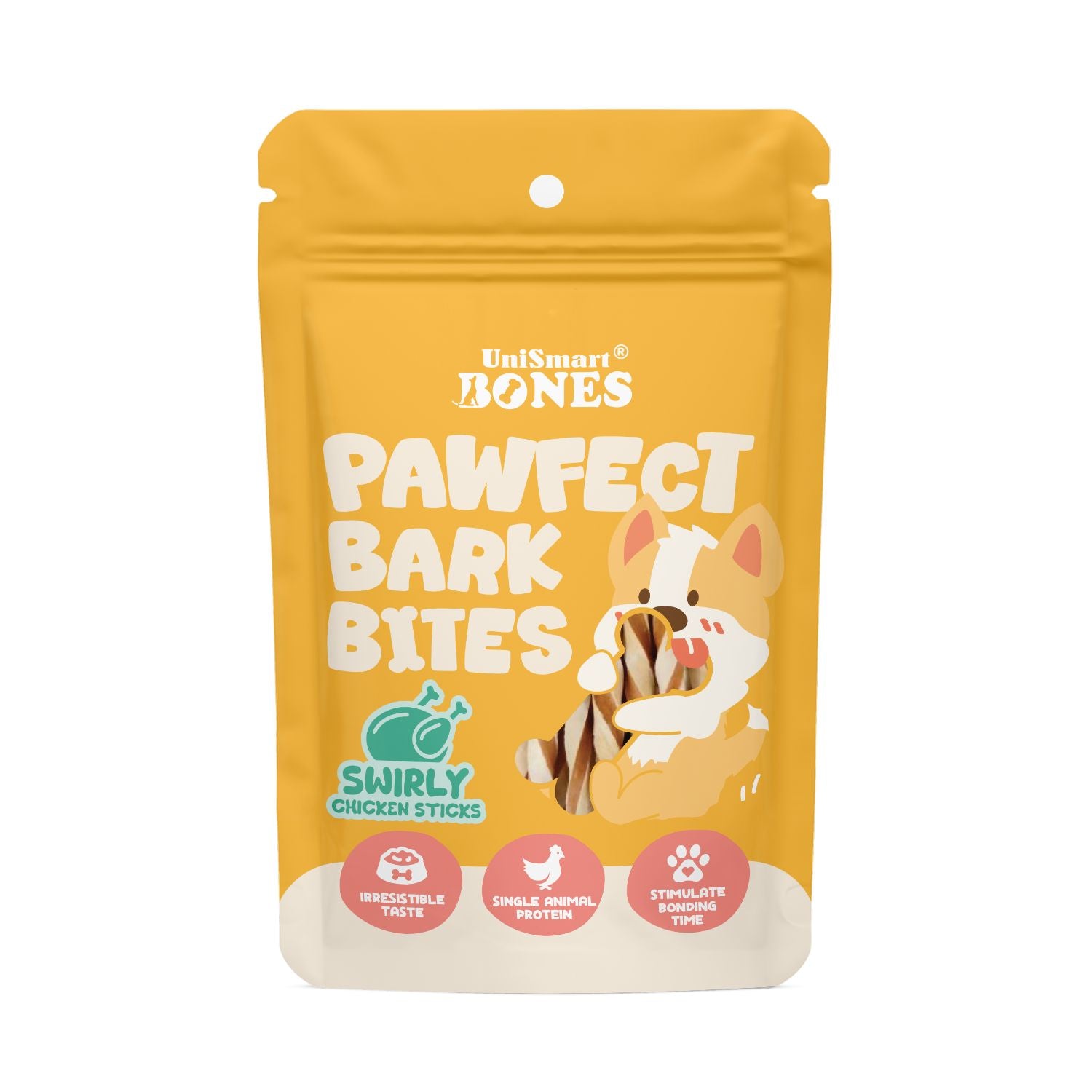 Unismart Bones Swirly Chicken Sticks