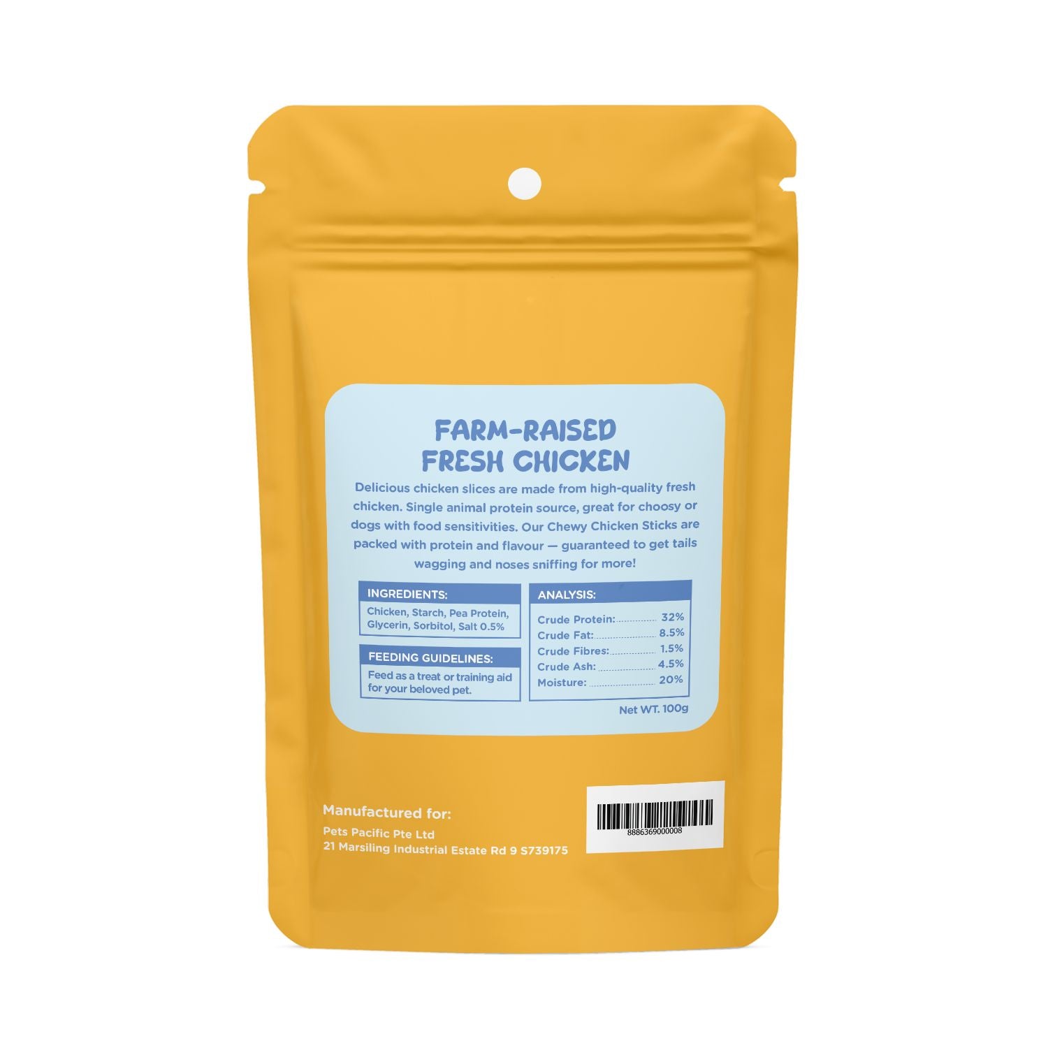 Unismart Bones Chewy Chicken Sticks