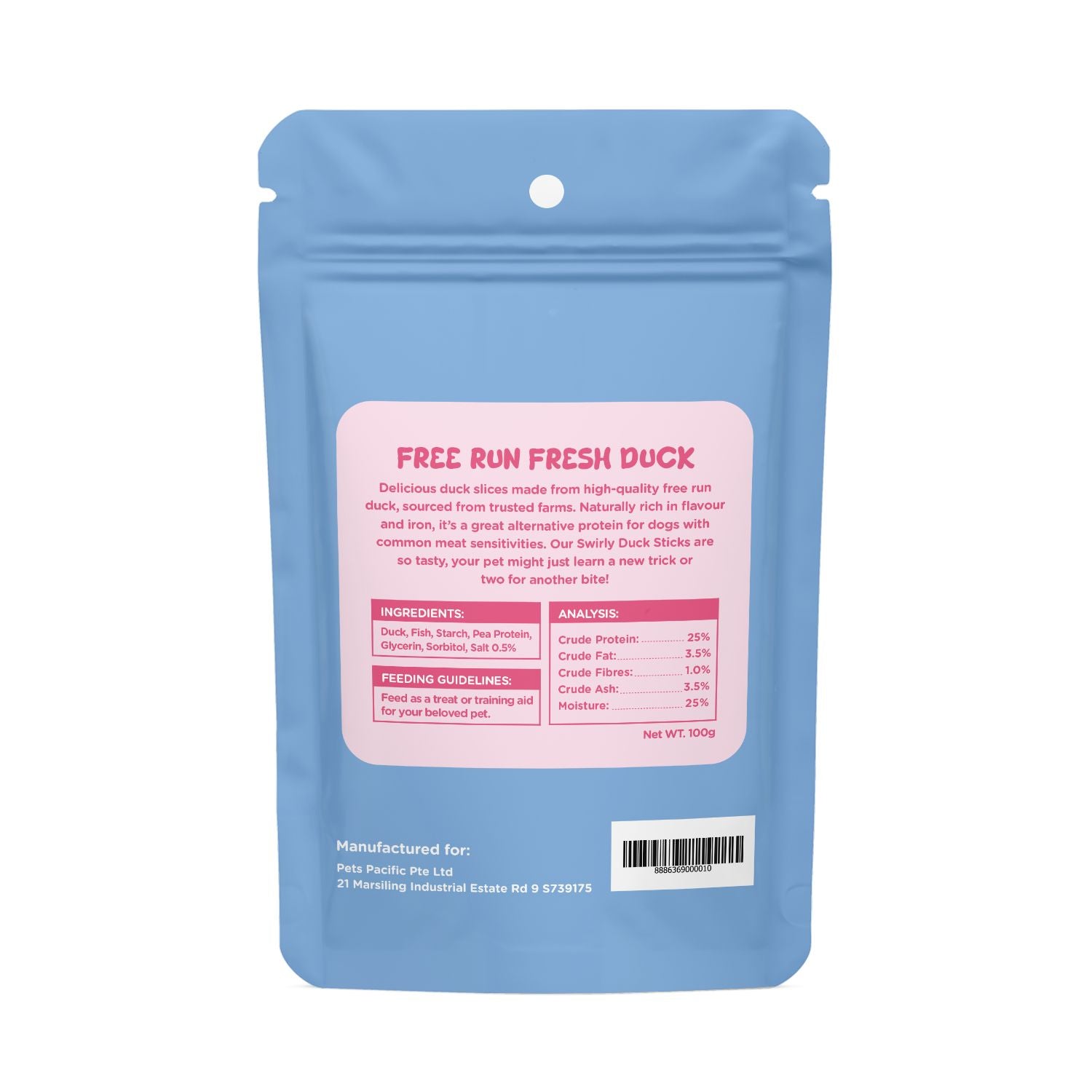 Unismart Bones Swirly Duck Sticks