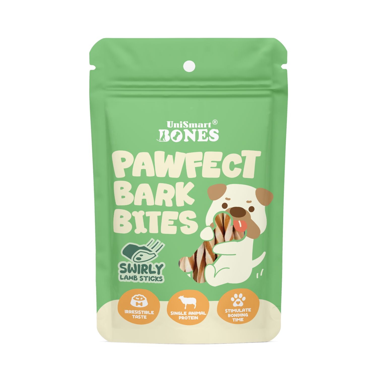 Unismart Bones Swirly Lamb Sticks