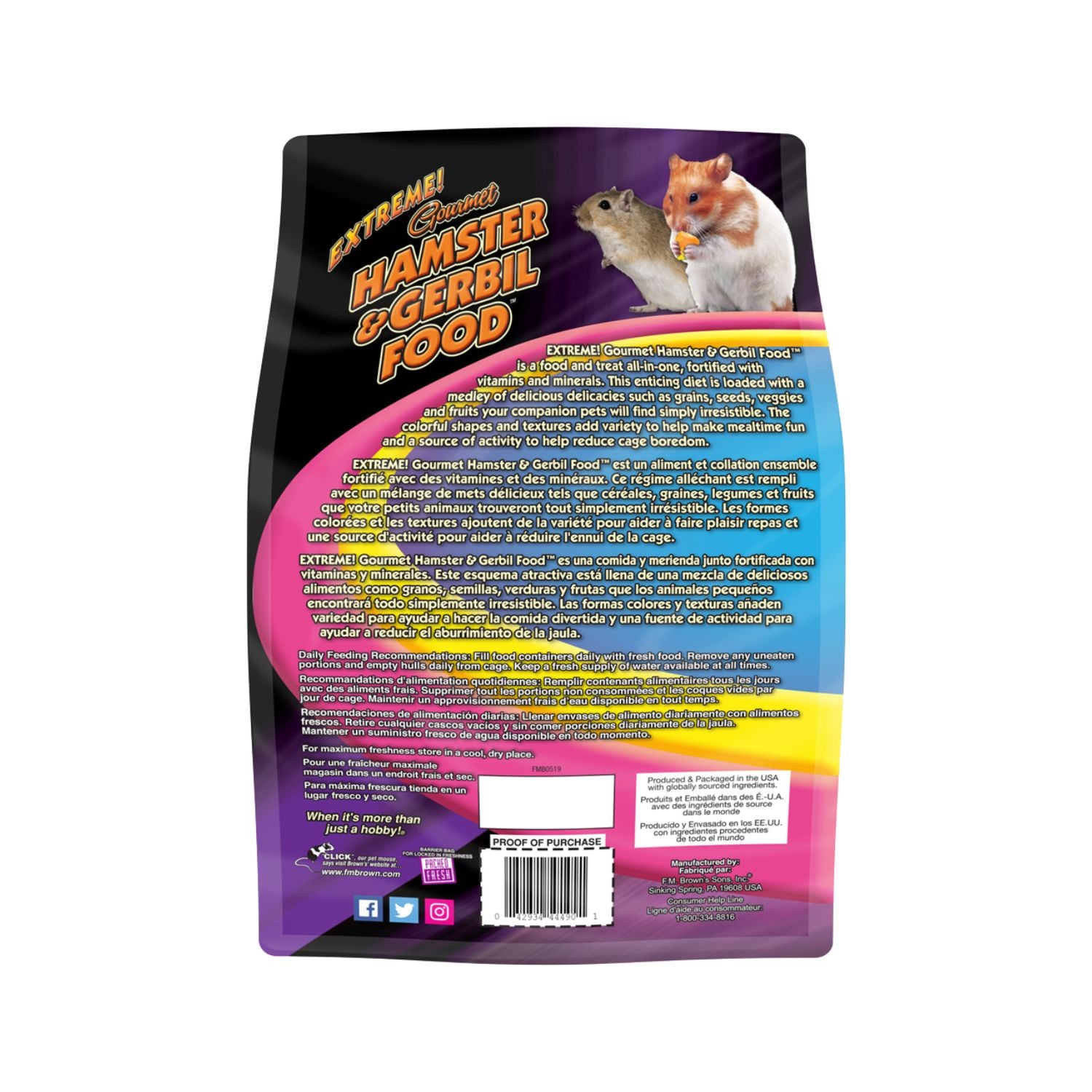 Brown's Extreme! Gourmet Hamster Food