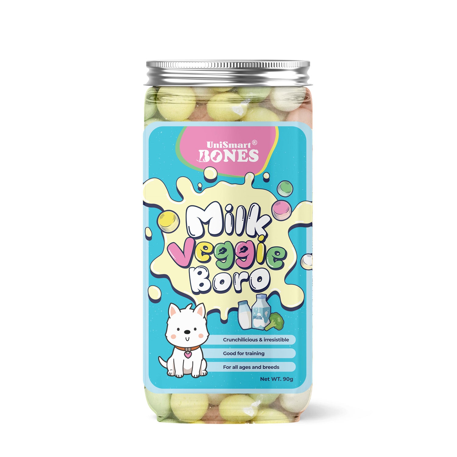 Unismart Bones Milk Veggie Boro Dog Treats