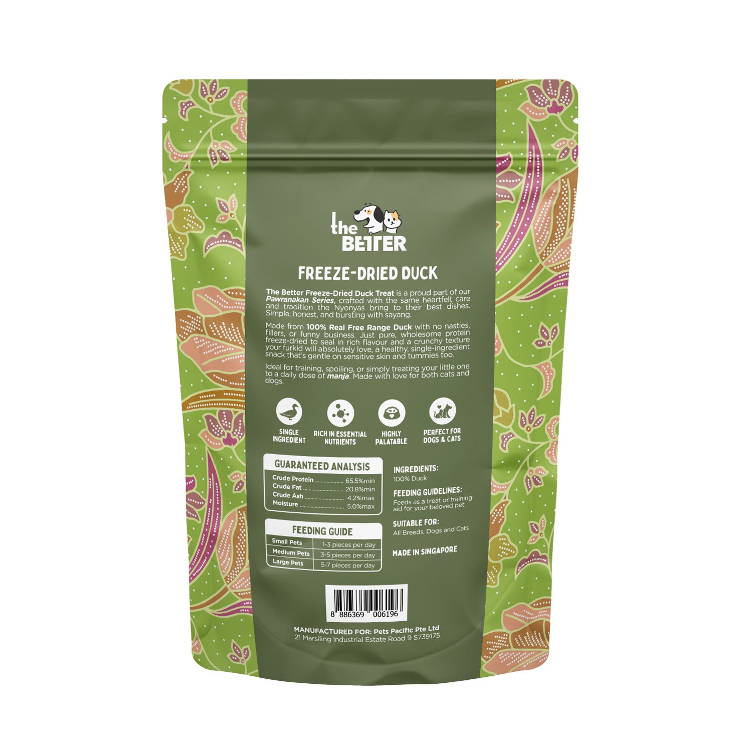 The Better Freeze-Dried Duck Treat
