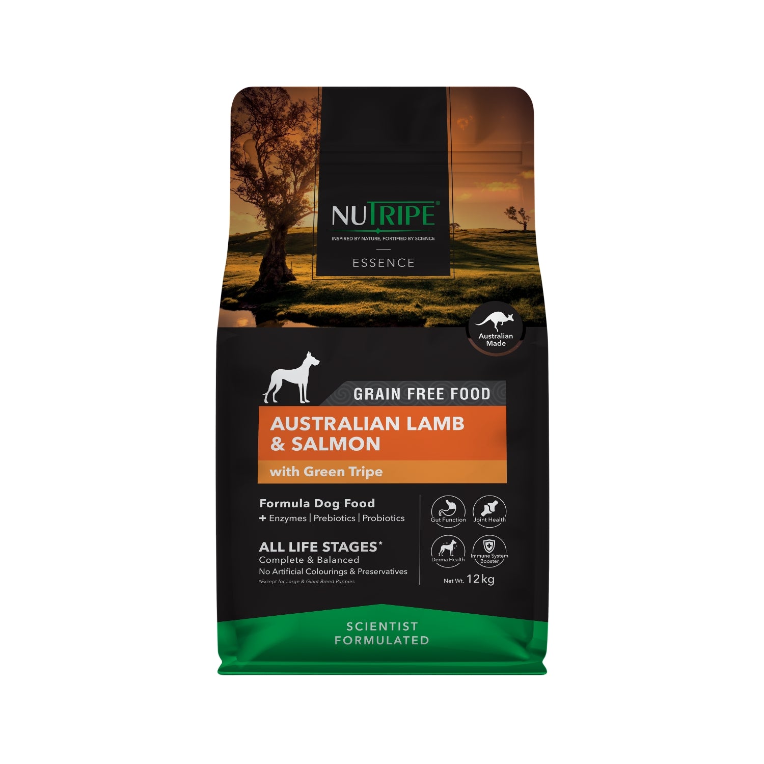 Nutripe Essence Australian Lamb & Salmon with Green Tripe Dog Dry Food