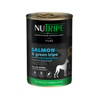 Nutripe Pure Salmon & Green Tripe Gum-Free Wet Dog Canned Food